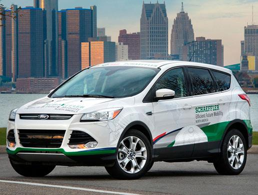 舍弗勒的技術(shù)測試車實(shí)現(xiàn)減排15%二氧化碳