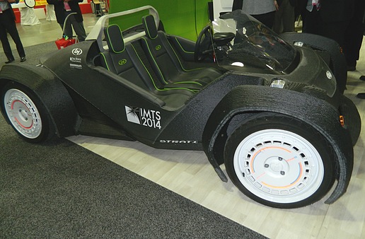 3D打印汽車(chē)亮相NAIAS北美國(guó)際汽車(chē)展